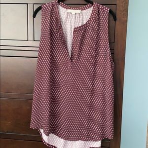 Loft sleeveless top.